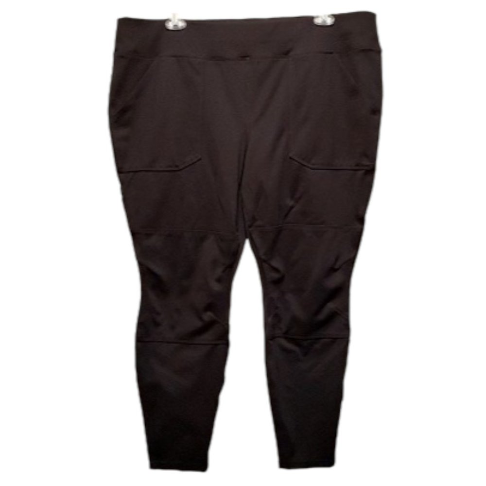 Carhartt Women's Black Force Fitted Mid-Weight Utility Cargo Legging Pants Sz 2X